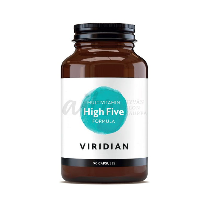 Viridian High Five monivitamiini 90 kaps (High Five Multivitamin & Mineral Formula)