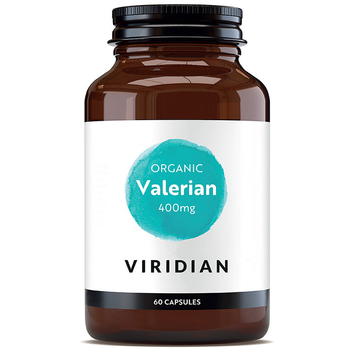 Viridian Luomu Valeriaana 400mg 60 kaps