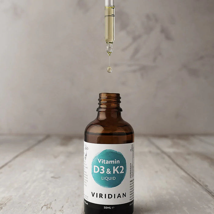Viridian D3 & K2 vitamiinitipat 50 ml