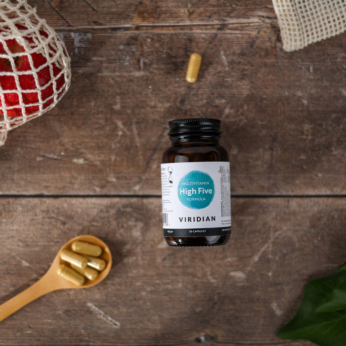 Viridian High Five monivitamiini 30 kaps (High Five Multivitamin & Mineral Formula)