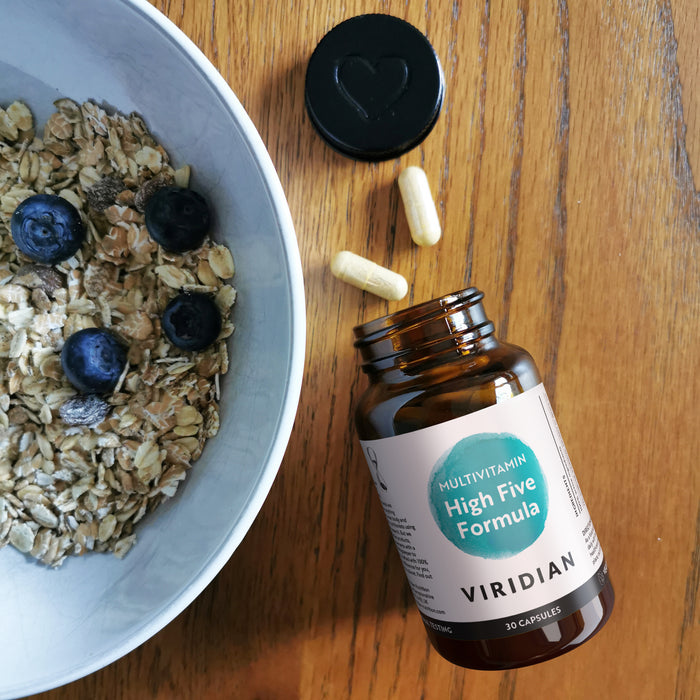 Viridian High Five monivitamiini 30 kaps (High Five Multivitamin & Mineral Formula)