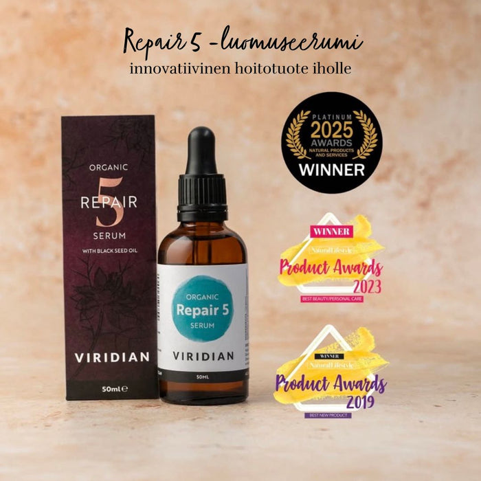Viridian Repair 5 luomuseerumi 50 ml