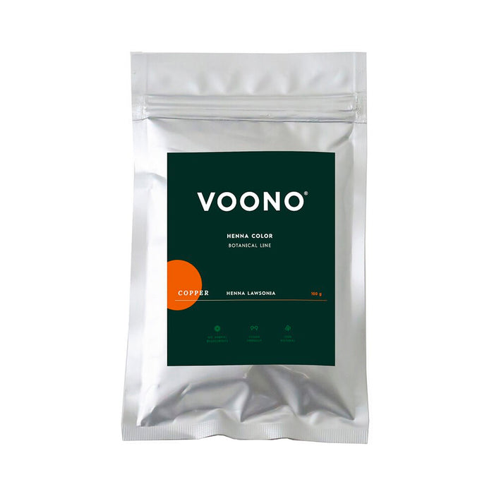 Voono Henna-kasvihiusväri kupari 100g