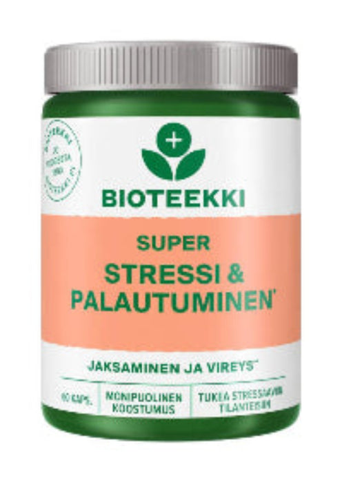SUPER Stressi ja Palautuminen 60 kaps. BIOTEEKKI