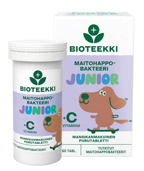 Maitohappobakteeri junior +C 60 tabl - Bioteekki