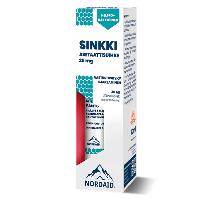 NORDAID Sinkkiasetaatti suihke 30 ml