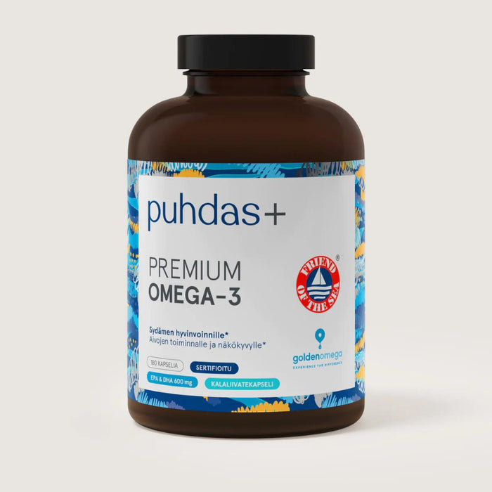 Puhdas+ Premium Omega-3 180 kaps