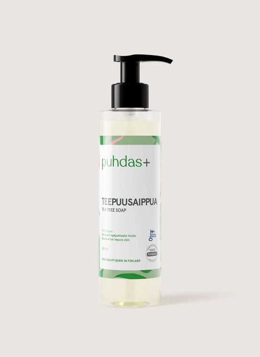 Puhdas+ Teepuusaippua 200ml