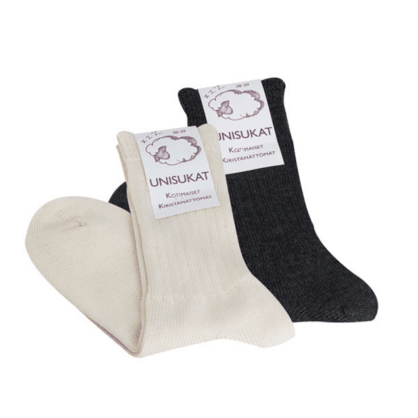 Unisukat valkoinen 46-48