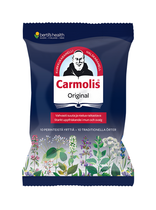 Carmolis yrttikaramelli 75g - Bertil's health