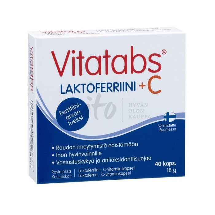 Vitatabs® Laktoferriini + C 40 kaps - Hankintatukku