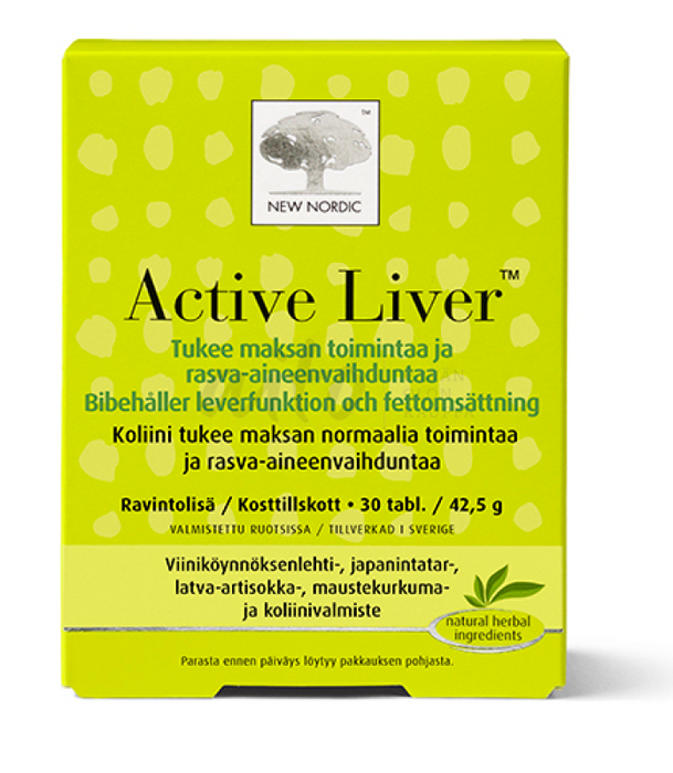 Active Liver 30 Tbl - New Nordic Misc