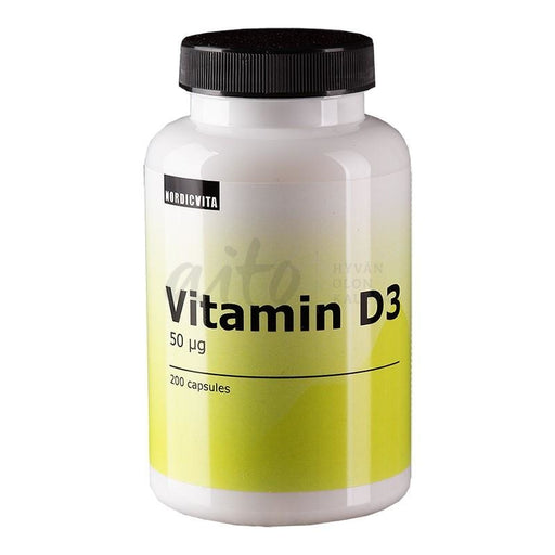 D3-Vitamiini 50 Μg 200 Kaps - Nordicvita