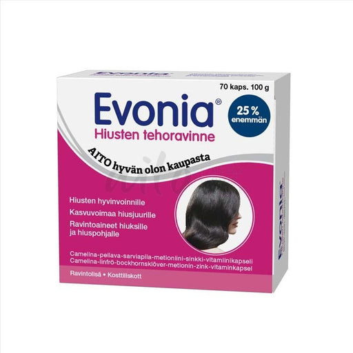 Evonia Hiusten Tehoravinne 70 Kaps Misc