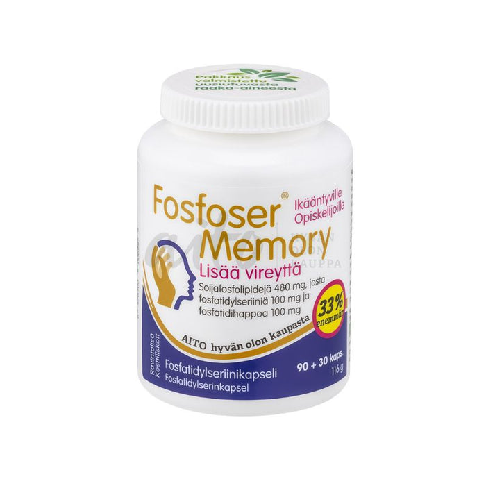 Fosfoser® Memory 90+30 kaps - Hankintatukku