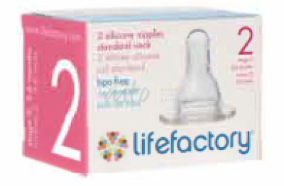 Lifefactory Nipple Pullotutti 3-6 Kk 2/pkt Misc