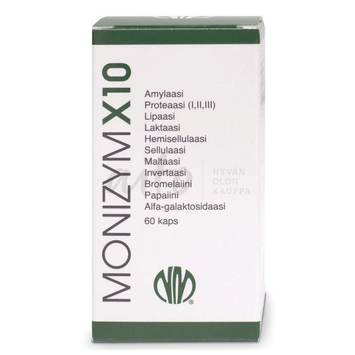Monizym® X10 Enzymes 60 Kaps - Natura Media Misc