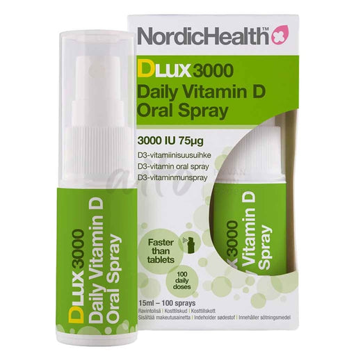 Nordic Health Dlux 3000 D-Vitamiinisuusuihke 15 Ml Misc
