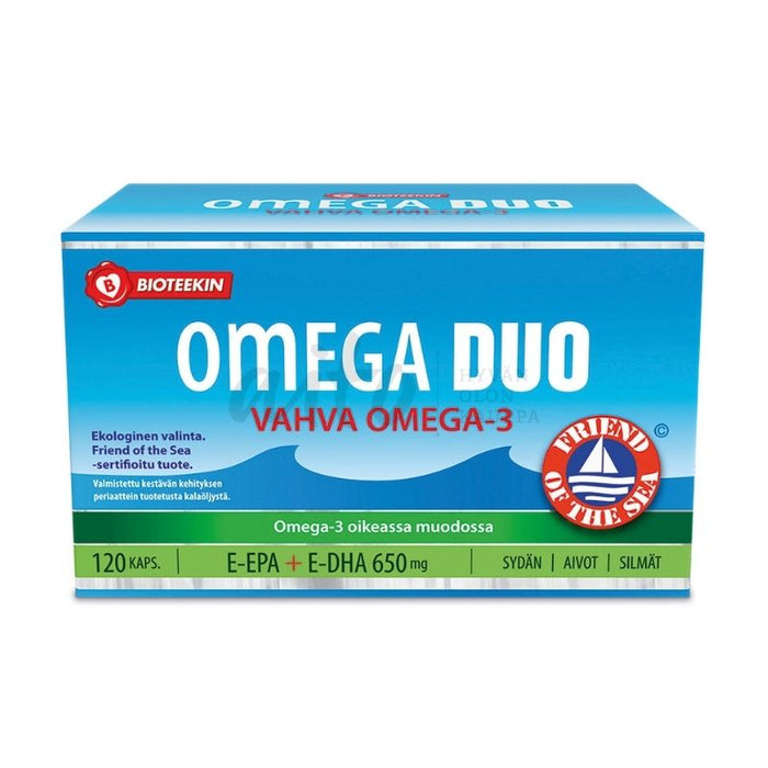 Omega Duo 120 kaps - Bioteekki