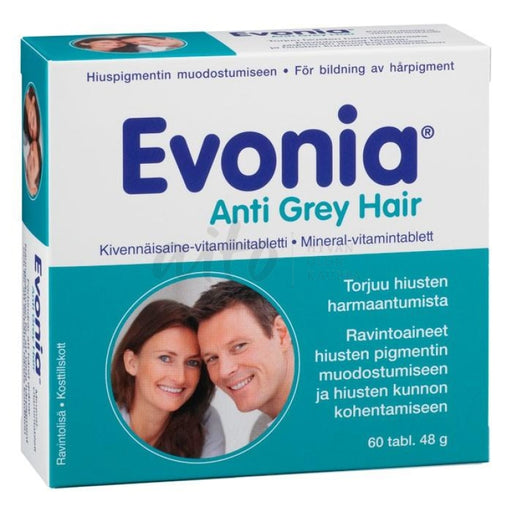 Evonia Anti Grey Hair 60 Tabl - Hankintatukku Misc