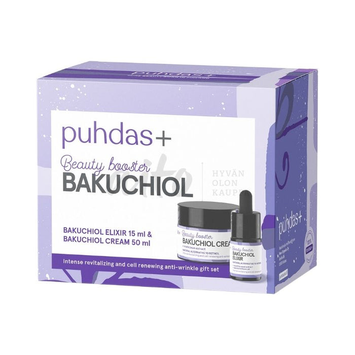 Puhdas+ Bakuchiol Elixir & Bakuchiol Cream lahjapakkaus