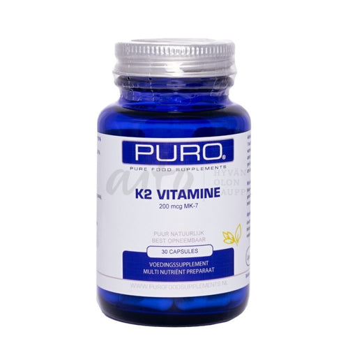 Puro K2-Vitamiini 30 Kaps