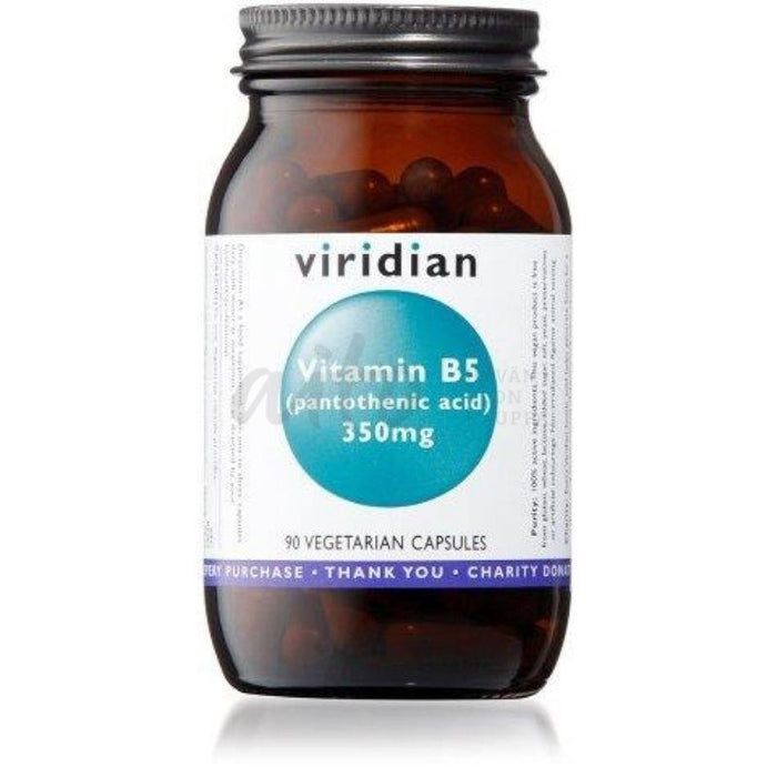 Viridian B5-Vitamiini (Pantoteenihappo) 350Mg 90 Kaps Vir