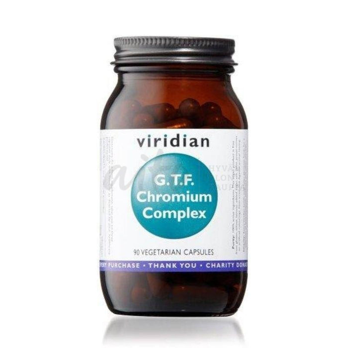 Viridian G.t.f Chromium Complex 90 Kaps Vir