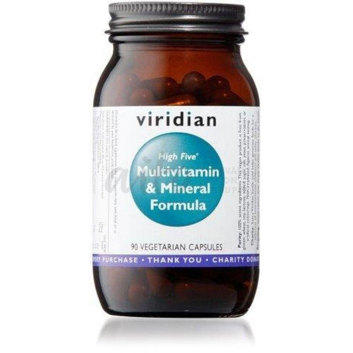 Viridian High Five Monivitamiini 90 Kaps (High Multivitamin & Mineral Formula) Vir