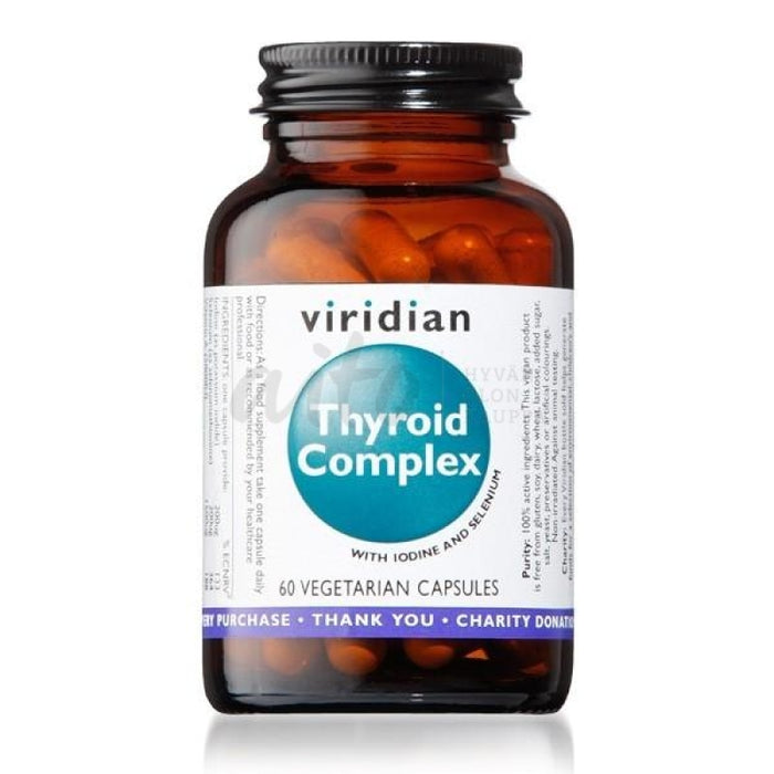 Viridian Thyroid Complex 60 Kaps - Luontaistuotteet Vir