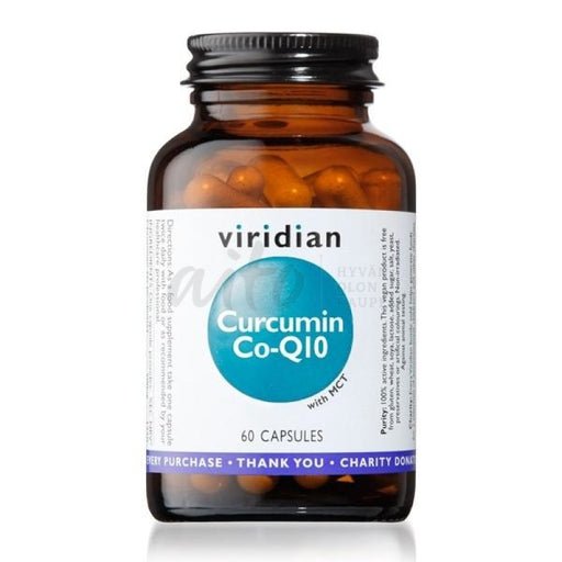 Viridian Ubikinoni-Kurkumiini 60 Kaps (Curcumin Co-Q10 With Mct) Vir