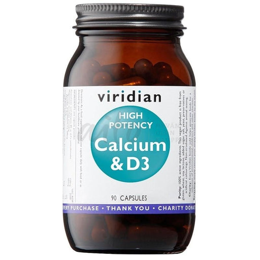 Viridian Vahva Kalsium + D3 90 Kaps - Luontaistuotteet Vir
