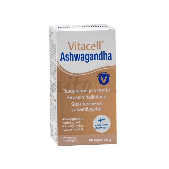 Vitacell® Ashwagandha 60 kaps // pvm 19.05.2024