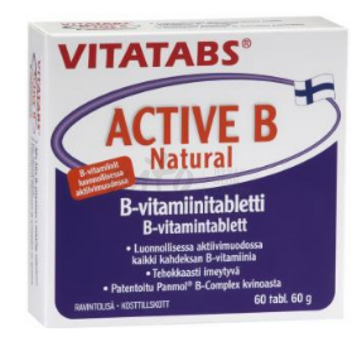 Vitatabs Active B Natural 60 Tabl - Hankintatukku Misc